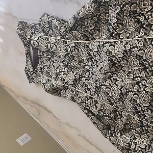 Childrens Place dress,Black&Gold size 16